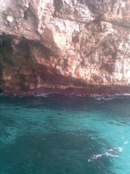 A cave on the east coast of Mallorca