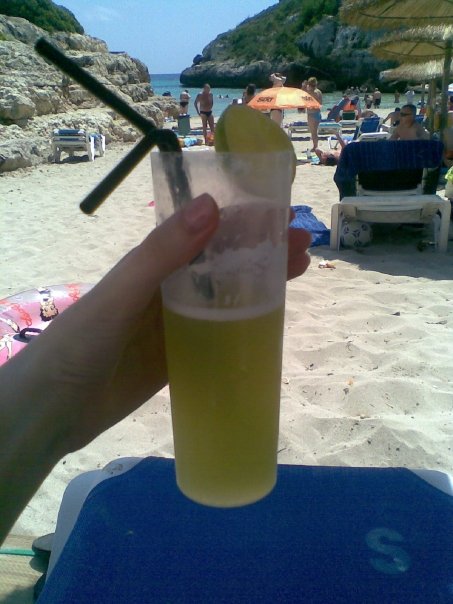 A cocktail on the beach