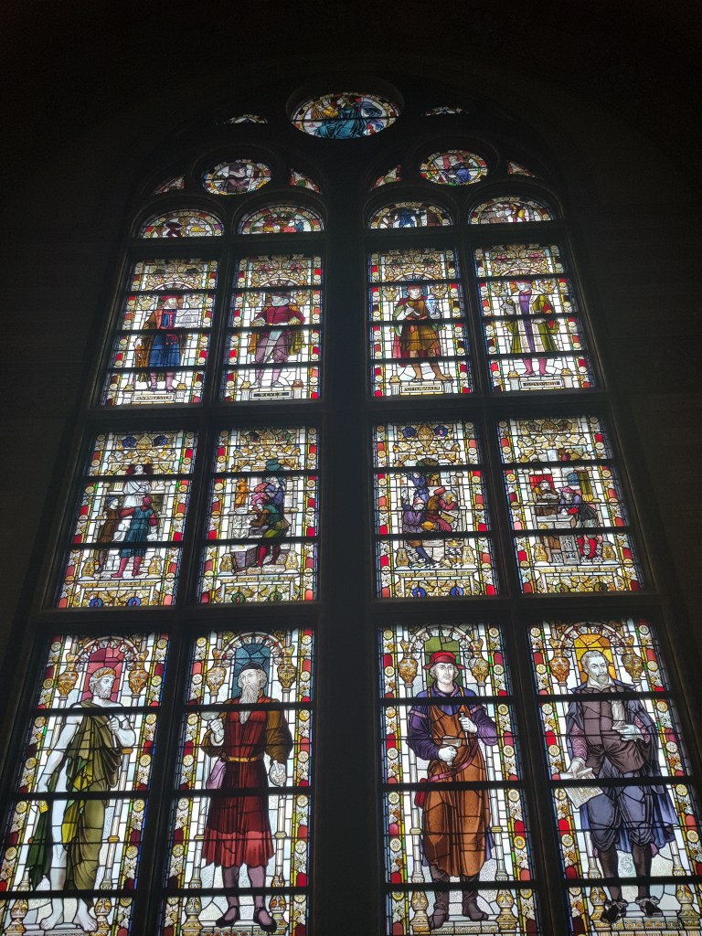 Stained glass at the Rijksmuseum, Amsterdam
