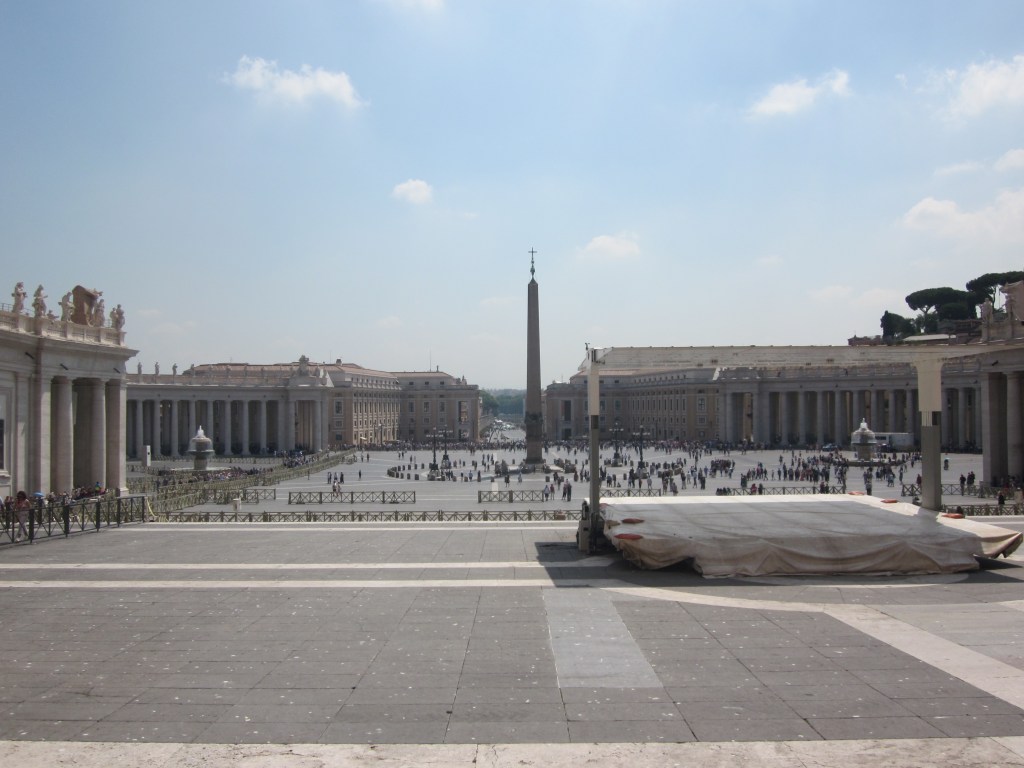 A view of St. Peter's Square at Vatican City