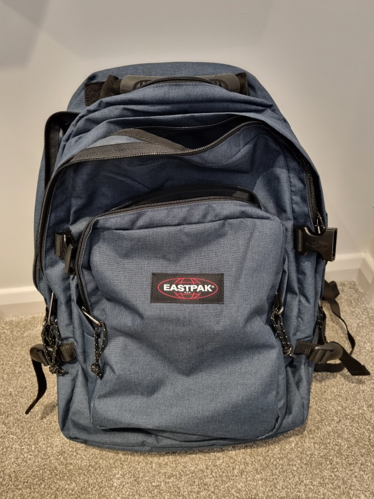 Eastpak backpack in triple denim