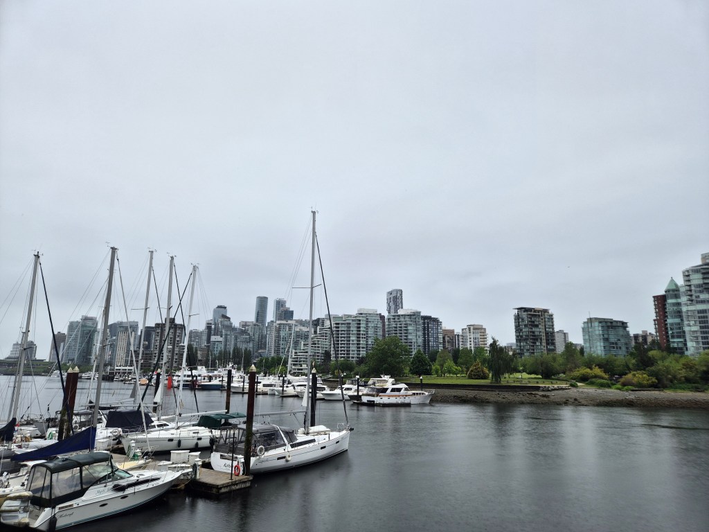 A harbour view over Vancouver