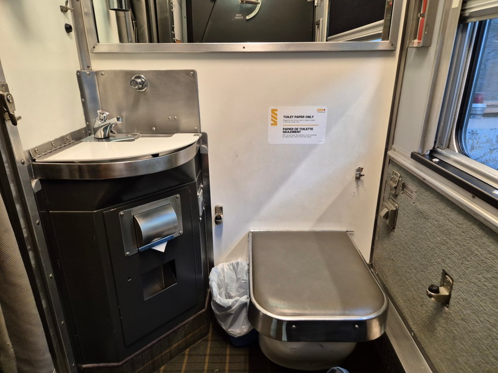VIA Rail's The Canadian cabin for one