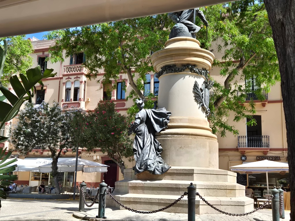 Statue in Ibiza Town