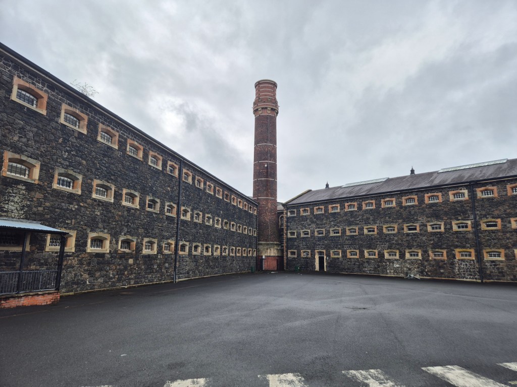 The yard at Crumlin Road Gaol, Northern Ireland