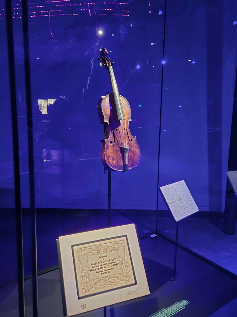 A violin played on the Titanic